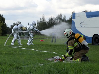 V Jaderné elektrárně Temelín cvičili reakci na pád dopravního letadla