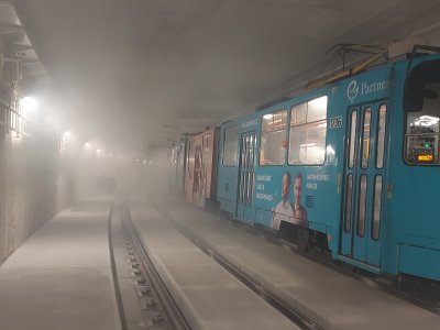 Jihomoravští záchranáři cvičili v novém tramvajovém tunelu