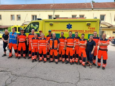 Letecká nehoda na přistávací ploše Letiště České Budějovice - cvičení složek IZS