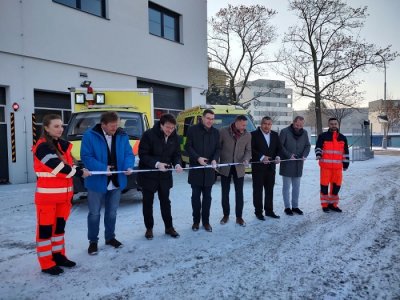 V PLZNI NA DOUBRAVCE BYLA SLAVNOSTNĚ OTEVŘENA NOVÁ VÝJEZDOVÁ ZÁKLADNA ZÁCHRANNÉ SLUŽBY