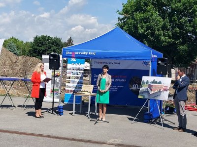 Začala stavba moderních výjezdových základen v Bučovicích a Slavkově u Brna