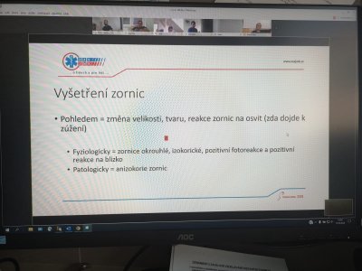 Vzdělávací a výcvikové středisko ZZS JmK zahájilo videokonferenční výuku