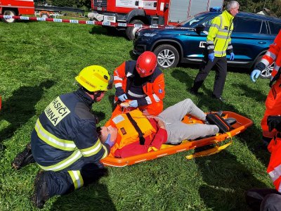 Jihomoravští záchranáři cvičili zásah u nehody v lodní dopravě