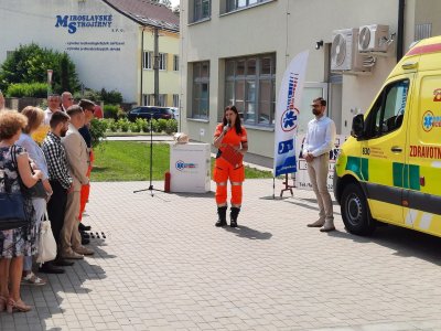 Jihomoravští záchranáři slavnostně otevřeli novou základnu v Miroslavi na Znojemsku