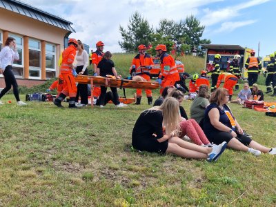 Předmětem cvičení ZZS JmK se stal útok aktivního střelce