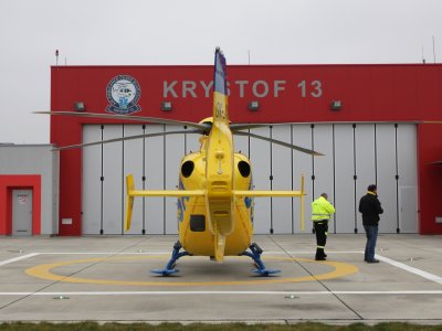 Heliport jihočeské Letecké záchranné služby na Plané ožívá