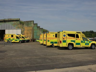 Letecká nehoda na přistávací ploše Letiště České Budějovice - cvičení složek IZS