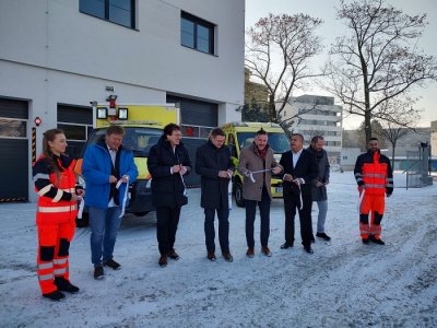 V PLZNI NA DOUBRAVCE BYLA SLAVNOSTNĚ OTEVŘENA NOVÁ VÝJEZDOVÁ ZÁKLADNA ZÁCHRANNÉ SLUŽBY