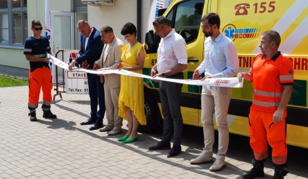 Jihomoravští záchranáři slavnostně otevřeli novou základnu v Miroslavi na Znojemsku