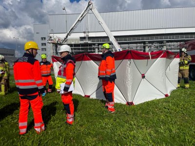 V Jaderné elektrárně Temelín cvičili reakci na pád dopravního letadla