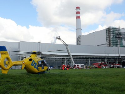 V Jaderné elektrárně Temelín cvičili reakci na pád dopravního letadla