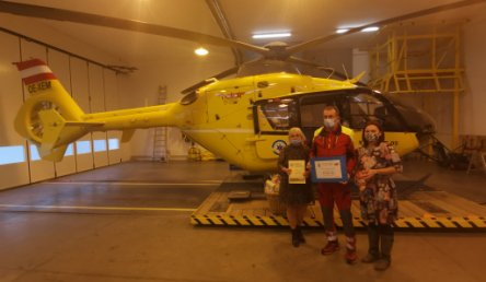 Ostravská základní a mateřská škola podpořila letecké záchranáře i dětské pacienty