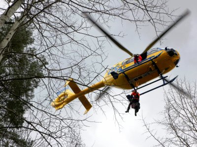 Výcvik leteckých záchranářů na základně Kryštof 13