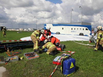 V Jaderné elektrárně Temelín cvičili reakci na pád dopravního letadla