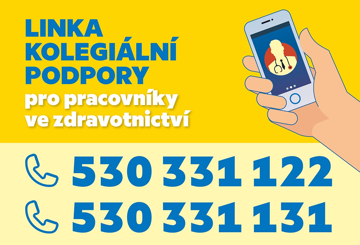 Linka kolegiální podpory pro pracovníky ve zdravotnictví