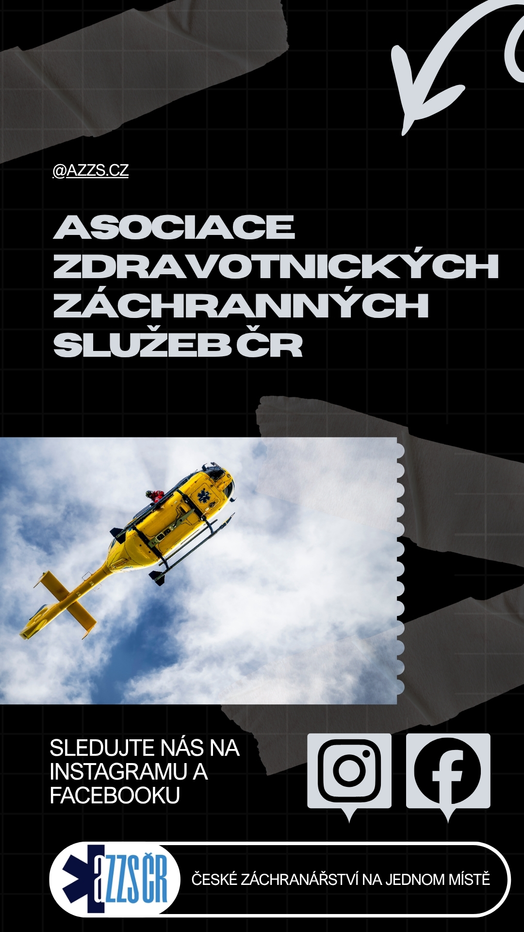Asociace zdravotnických záchranných služeb ČR je nově na sociálních sítích