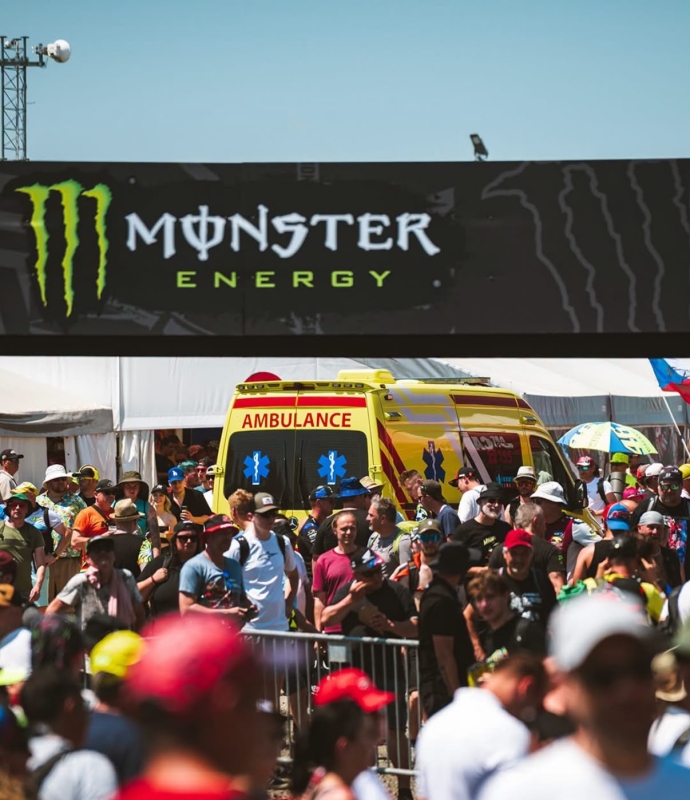 Jihomoravští záchranáři během MotoGP v Brně ošetřili 160 lidí