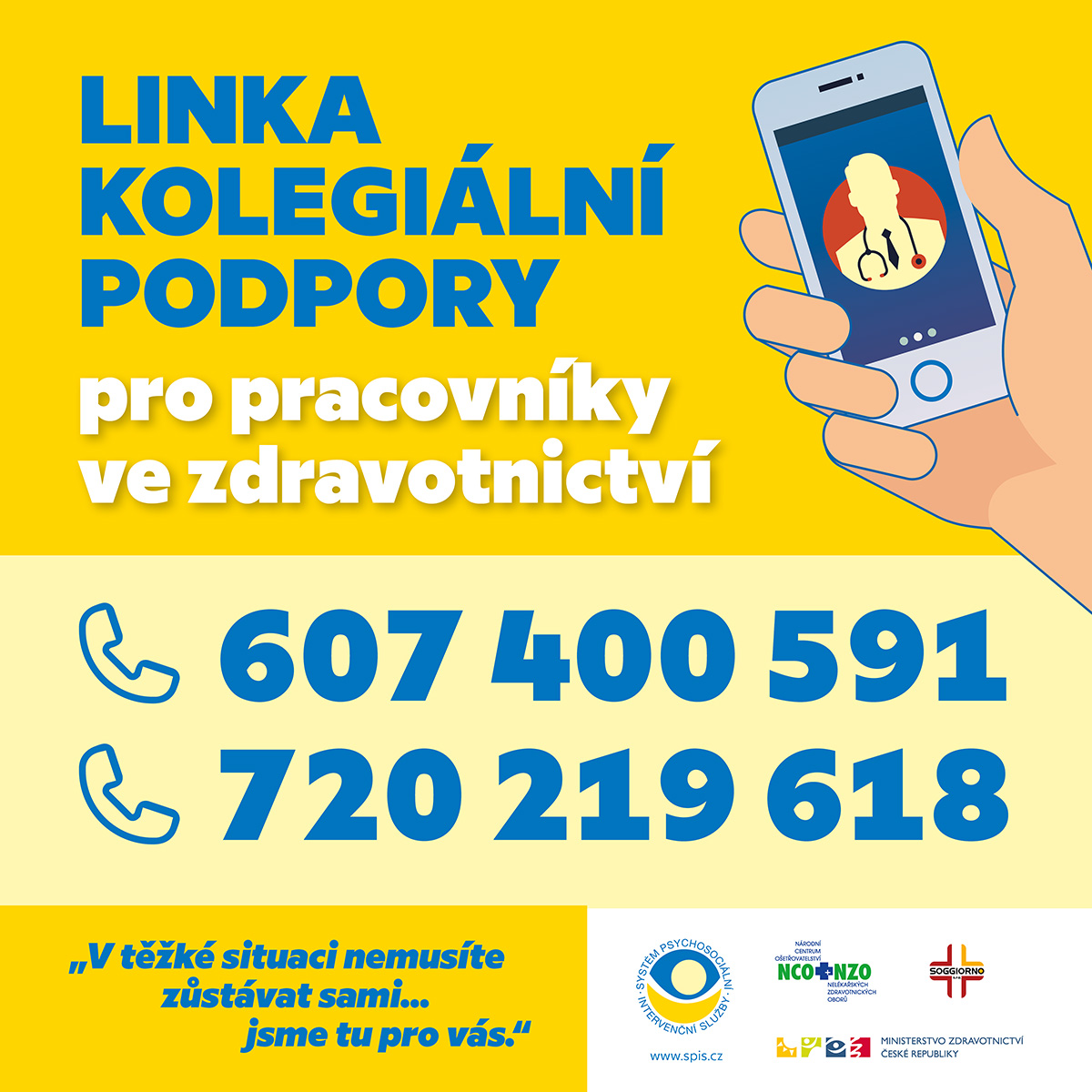 SPIS zajišťuje linky první psychické pomoci