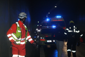 Cvičili jsme v tunelu - ZZS JMK, 9.10.2019