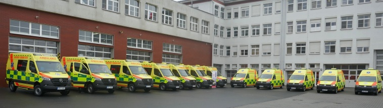 Záchranáři v ZZS MSK uvedli do provozu dvanáct nových sanitních vozidel